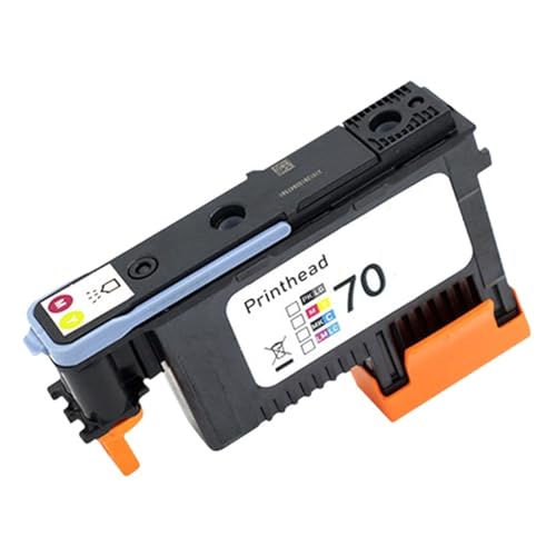 Kompatibel for HP 70 Druckkopf C9404A C9405A C9406A C9407A for DesignJet Z2100 Z3100 Z3200 Z5200 Z5400(C9406A M Y) von QHGLTHO