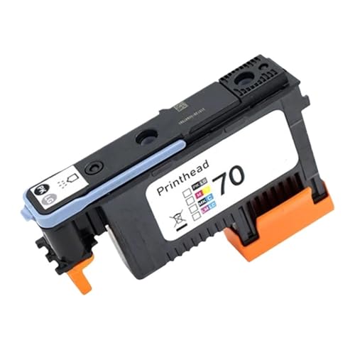 Kompatibel for HP 70 Druckkopf C9404A C9405A C9406A C9407A for DesignJet Z2100 Z3100 Z3200 Z5200 Z5400(C9407A PK LGY) von QHGLTHO