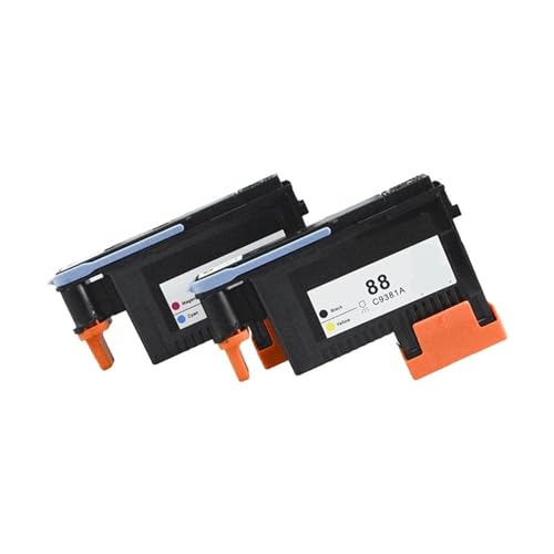 Kompatibel for HP 88 Druckkopf C9381A C9382A for OfficeJet Pro K5400 K550 K8600 L7480 L7550 L7580 L7590 L7650 L7750(2Pcs) von QHGLTHO