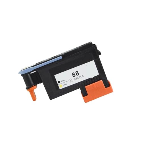 Kompatibel for HP 88 Druckkopf C9381A C9382A for OfficeJet Pro K5400 K550 K8600 L7480 L7550 L7580 L7590 L7650 L7750(C9381A BK Y) von QHGLTHO