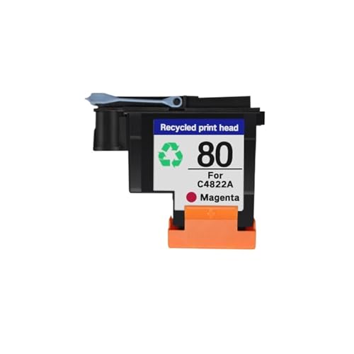 Kompatibel mit HP 80 Druckkopf C4820A C4821A C4822A C4823A for Designjet 1050 1055 1055cm 1050c Plus (BK CMY)(1M) von QHGLTHO