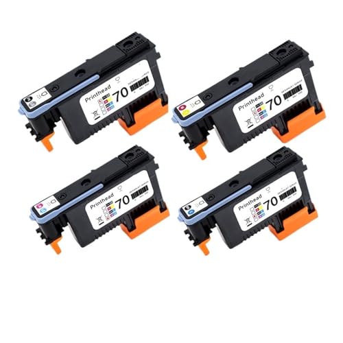 Kompatibel mit HP DesignJet Z2100 Series – C9404A Druckkopf for Z3100/Z5200/Z5400 Drucker(1 Set (4 PCS)) von QHGLTHO