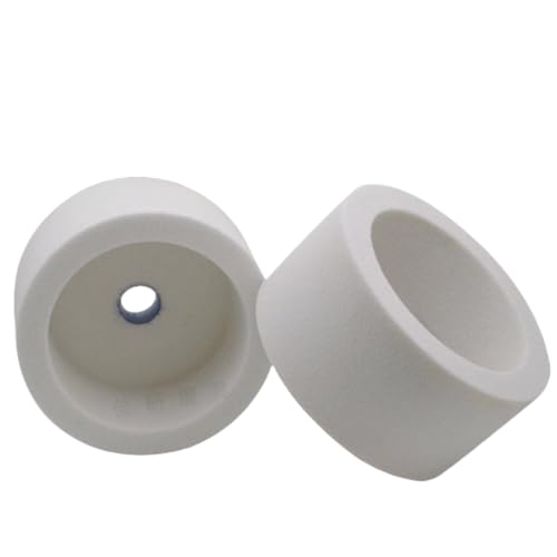 1 Stück Tisch-Keramik-Schleifscheiben – schalenförmige Korundscheiben for Präzisionsschleifen(White,75 * 40 * 20 * 60mm) von QHKYQNELX