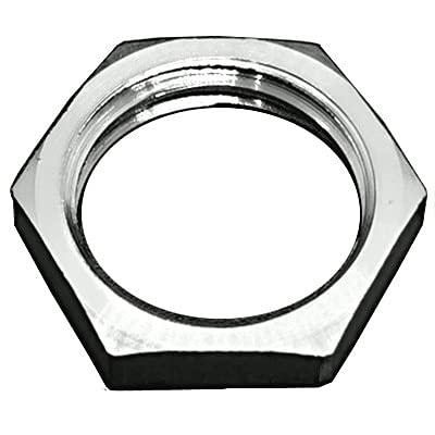 1 x Messing-Sechskant-Kontermuttern, Rohrverschraubung, Flanschmutter – BSP-Innengewinde, Sechskantschaftkappe for Sanitär(1/4" Nut-01) von QHKYQNELX
