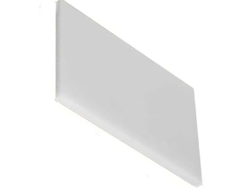 200 mm x 200 mm weiße ABS-Kunststoffplatte – langlebige, antistatische, flammhemmende Platte for Heimwerker und Industrie(8mm) von QHKYQNELX