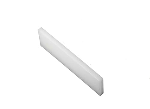 Hochfeste weiße Nylonplatte – 1 Meter lang, 65 mm breit, 12–50 mm dick – vielseitige rechteckige Kunststoffplatte(45mm) von QHKYQNELX