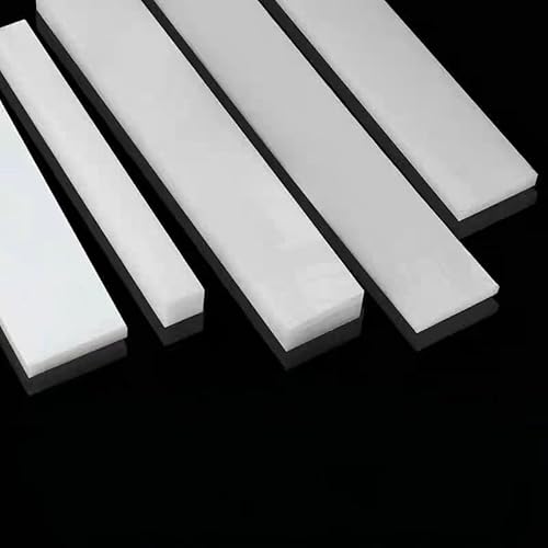 Hochfestes weißes Nylonblatt – 1 Meter lang, 45 mm breit, 12–45 mm dick – vielseitiges rechteckiges Kunststoffblatt(40mm) von QHKYQNELX