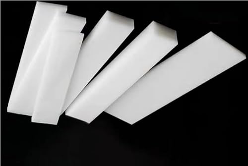 Hochfestes weißes rechteckiges Nylonblech – 1 Meter lang × 50 mm breit, Dicke 12–50 mm, ideal for die Bearbeitung, Heimwerkerarbeiten(50mm) von QHKYQNELX