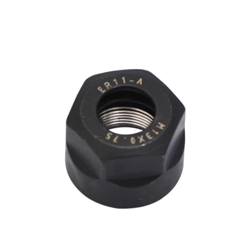 Hochpräzise ER11A ER11M Metall-Spannzangen-Klemmmutter for CNC-Werkzeug- und Holzbearbeitungsmaschinen(M14x0.75) von QHKYQNELX