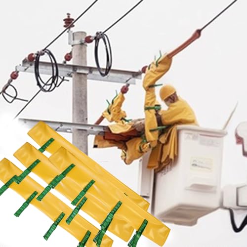 Isolierdecken-Set – rutschfeste Isolierdecken aus EVA-Harz for Elektroarbeiten – 1,5 mm dick – 2er-Pack mit Clips(40x50cm 4pc 10kv) von QHKYQNELX
