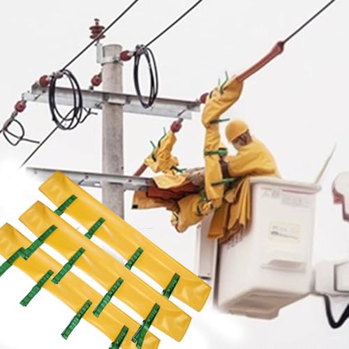 Isolierdecken-Set – rutschfeste Isolierdecken aus EVA-Harz for Elektroarbeiten – 1,5 mm dick – 2er-Pack mit Clips(60x80cm 3pc 0.4kv) von QHKYQNELX