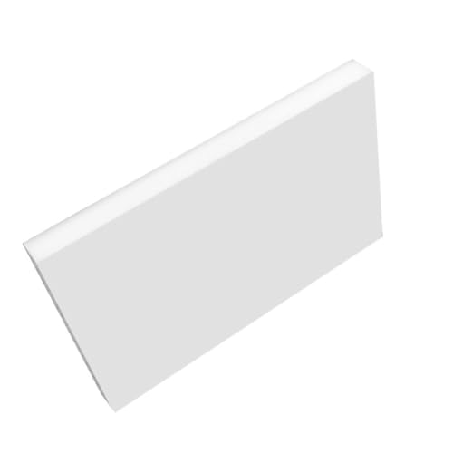 Weiße Polypropylenplatten – 250 mm x 250 mm for Heimwerker-, Ingenieur- und Heimwerkerprojekte(250x250x10mm) von QHKYQNELX