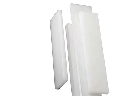 Weißes rechteckiges Nylonblatt – 1 Meter lang, 70 mm breit, 12–50 mm dick – hochfester technischer Kunststoff for Heimwerker(45mm) von QHKYQNELX