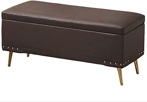 QHLMLL Aufbewahrungsbank, Sitzbank, Stuhl, Aufbewahrungshocker, Fußhocker, Polsterhocker, Ottoman-Technologie, Stoff-Pouf, Fußstütze, gepolsterter Stuhl, Wechselschuhe, Hocker mit 4 Metallbeinen für QHLMLL Aufbewahrungsbank, Sitzbank, Stuhl, Aufbewahrungshocker, Fußhocker, Polsterhocker, Ottoman-Technologie, Stoff-Pouf, Fußstütze, gepolsterter Stuhl, Wechselschuhe, Hocker mit 4 Metallbeinen für von QHLMLL