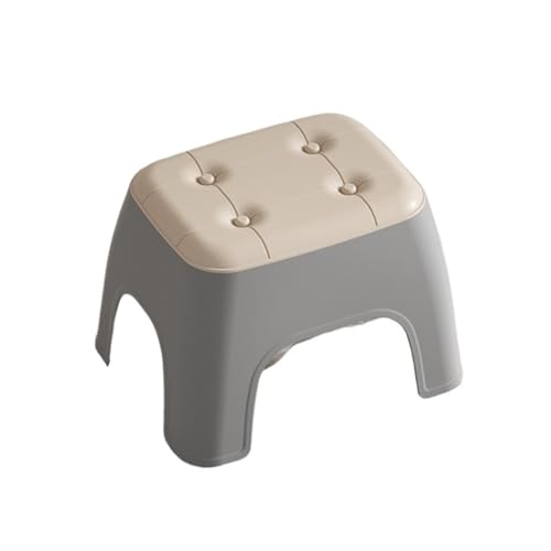 QHLMLL Fußstütze, Hocker, kreativ, stapelbar, Haushaltskunststoff, niedriger Hocker, einfacher Fußhocker, stabile kleine Bank, Schuhwechselhocker für Schlafzimmer, Couch, Schreibtisch (Farbe: C, Größe QHLMLL Fußstütze, Hocker, kreativ, stapelbar, Haushaltskunststoff, niedriger Hocker, einfacher Fußhocker, stabile kleine Bank, Schuhwechselhocker für Schlafzimmer, Couch, Schreibtisch (Farbe: C, Größe von QHLMLL