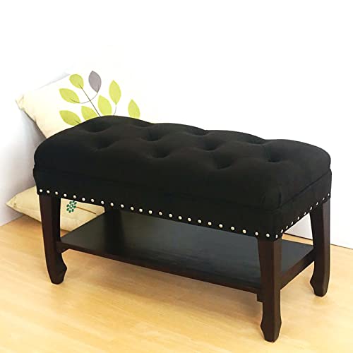 QHLMLL Massivholz-Eingangsbank, Schuhbank, bequeme Polsterbank, Schuhbank, rustikale Bänke, Flur, Schuhorganizer, Möbeldekoration, Braun, 60 x 35 x 45 cm QHLMLL Massivholz-Eingangsbank, Schuhbank, bequeme Polsterbank, Schuhbank, rustikale Bänke, Flur, Schuhorganizer, Möbeldekoration, Braun, 60 x 35 x 45 cm von QHLMLL