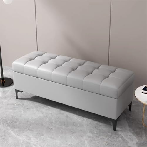 QHLMLL Ottomane mit Stauraum, gepolstert, mit Sitzgelegenheiten für Schlafzimmer, Wohnzimmer, Eingangsbereich, rechteckiger Bett-Organizer QHLMLL Ottomane mit Stauraum, gepolstert, mit Sitzgelegenheiten für Schlafzimmer, Wohnzimmer, Eingangsbereich, rechteckiger Bett-Organizer von QHLMLL