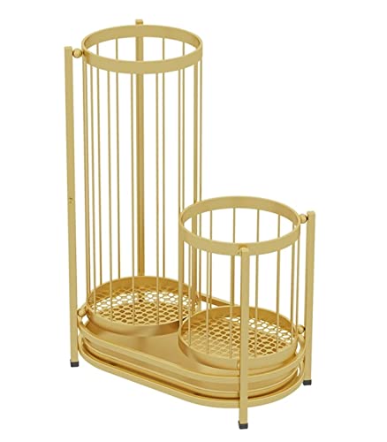 QHLMLL Regenschirm Eisen Schirmständer Modern Business Große Kapazität Regenschirm Eimer Hotel Büro Eingang Flur Regenschirm Lagerregal Schirmständer Regenschirm Organis/D/40 * 24 * 55Cm von QHLMLL