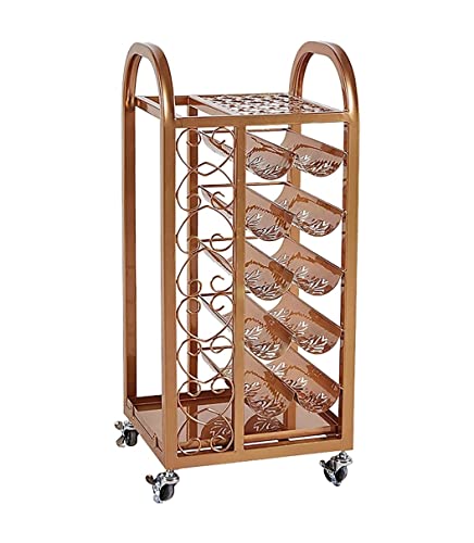 QHLMLL Schirmhalter, Schirmständer, Vintage-Schirmständer mit Rädern und Griff, hohlgeschnitzter Schirm-Organizer-Wagen, Schirmständer für Schulhotels, Einkaufszentren QHLMLL Schirmhalter, Schirmständer, Vintage-Schirmständer mit Rädern und Griff, hohlgeschnitzter Schirm-Organizer-Wagen, Schirmständer für Schulhotels, Einkaufszentren von QHLMLL