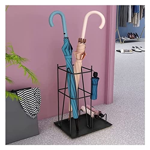 QHLMLL Schirmhalter, Schirmständer, nordischer kreativer Schirmständer aus Metall, schmiedeeiserne Schirmablage, Home-Hotel-Dekoration, Schirmhalter, Schirmständer, Schirm-Organizer (blau: Bb von QHLMLL
