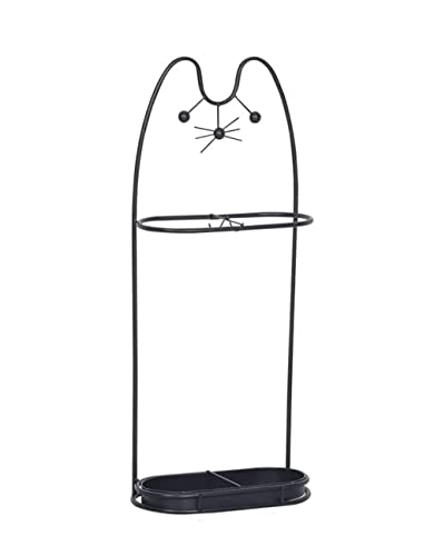 QHLMLL Schirmhalter Schirmständer Katzen-Schirmhalter Schirmständer aus Stahl Eingangsbereich Schirmhalter für die Haustür Hotellobby Schirmständer Schirmständer Schirm-Organizer (Blau: B-Schwarz, QHLMLL Schirmhalter Schirmständer Katzen-Schirmhalter Schirmständer aus Stahl Eingangsbereich Schirmhalter für die Haustür Hotellobby Schirmständer Schirmständer Schirm-Organizer (Blau: B-Schwarz, von QHLMLL