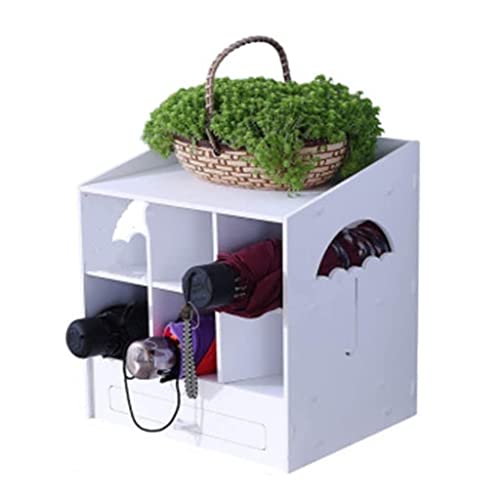 QHLMLL Schirmhalter Schirmständer Schirmständer Schirmständer Eingangsbereich Home Office Dekoration Wasserdicht WPC Mit Ablagefach Schirmhalter Schirmständer Schirm-Organizer (Blau: A) von QHLMLL