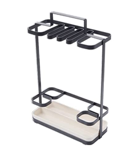 QHLMLL Schirmhalter Schirmständer Schirmständer aus Kohlenstoffstahl mit mobilem Tablett Schirmständer Eingangsbereich Flur Separate Aufbewahrung von langem und kurzem Schirm Schirmständer Schirm-O von QHLMLL