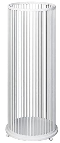 QHLMLL Schirmständer, Regenschirm Moderner runder Schirmständer Schirmständer aus Metall für den Eingangsbereich des Home Office-Flurs Schirmständer Schirm-Organizer/Weiß/24 * 58 cm QHLMLL Schirmständer, Regenschirm Moderner runder Schirmständer Schirmständer aus Metall für den Eingangsbereich des Home Office-Flurs Schirmständer Schirm-Organizer/Weiß/24 * 58 cm von QHLMLL