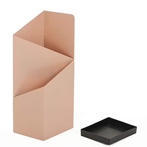 QHLMLL Schirmständer, Schirmhalter, Innen-Schirmständer, rostfreier Schirmständer, Schirmhalter für den Eingangsbereich mit Abtropfschale, dekorativer Organizer für Zuhause/Pink von QHLMLL