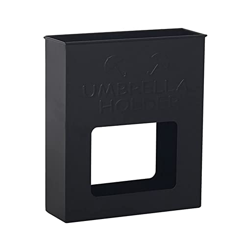 QHLMLL Schirmständer, Schirmhalter, nordischer Stil, Eisen, Schirmständer, Schirmhalter, Organizer für den Innenbereich, Zuhause, Flur, Eingangsbereich, Büro, Dekoration, Aufbewahrung/Schwarz von QHLMLL