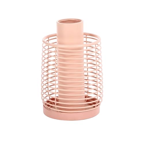 QHLMLL Schirmständer, freistehend, rund, für den Innenbereich, Gehstockhalter, Regenauffangbehälter für den Haushalt, Schirm-Organizer, Abfalleimer für den Flur (Pink) von QHLMLL