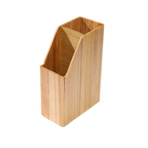 QHLMLL Schirmständer, rechteckiger Schirmhalter für den Eingangsbereich, freistehender Schirmständer aus Holz, kreativer Aufbewahrungs-Organizer für Gehstöcke für den Flur der Hotellobby (Holz, 16 von QHLMLL