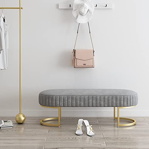 QHLMLL Schuhbank, Ottomane, Aufbewahrungsbänke, gepolsterte Samt-Schuhbank, getuftete Bettbank mit gepolstertem Kissen, Wohnzimmer-Fußhocker, Fußstütze, Eingangsbereich, Schuhbank Fu QHLMLL Schuhbank, Ottomane, Aufbewahrungsbänke, gepolsterte Samt-Schuhbank, getuftete Bettbank mit gepolstertem Kissen, Wohnzimmer-Fußhocker, Fußstütze, Eingangsbereich, Schuhbank Fu von QHLMLL