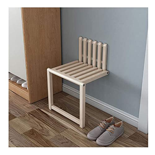 QHLMLL Schuhbank aus Holz, zur Wandmontage, zusammenklappbar, Tragfähigkeit: 150 kg, kreatives hohles Design für Flur, Badezimmer, Wohnzimmer QHLMLL Schuhbank aus Holz, zur Wandmontage, zusammenklappbar, Tragfähigkeit: 150 kg, kreatives hohles Design für Flur, Badezimmer, Wohnzimmer von QHLMLL