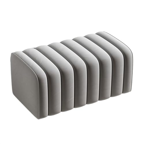 QHLMLL Schuhregal, Bank mit Stauraum, modern, Wohnzimmer, Schuhbank, Schachzimmer, Sofa, Hocker, einfarbig, Nachttisch, rechteckig, Schuhaufbewahrungsbank, Grau 80 QHLMLL Schuhregal, Bank mit Stauraum, modern, Wohnzimmer, Schuhbank, Schachzimmer, Sofa, Hocker, einfarbig, Nachttisch, rechteckig, Schuhaufbewahrungsbank, Grau 80 von QHLMLL