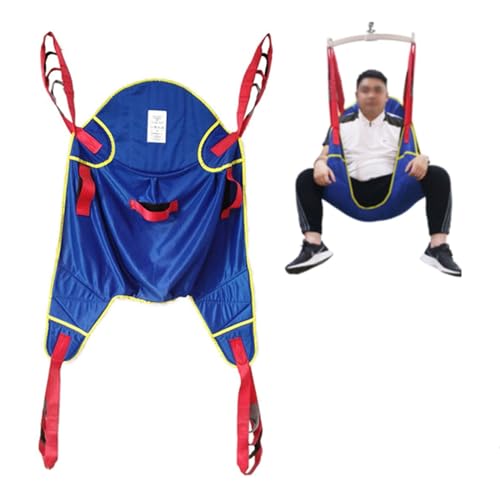 QHLMLL Toilettenschlinge, Patientenlifter – Ganzkörper-Patientenliftschlinge – Hebeausrüstung – Transfergurt mit Vierpunktunterstützung, Ganzkörperschlinge – Maximale Belastung 330 lb L QHLMLL Toilettenschlinge, Patientenlifter – Ganzkörper-Patientenliftschlinge – Hebeausrüstung – Transfergurt mit Vierpunktunterstützung, Ganzkörperschlinge – Maximale Belastung 330 lb L von QHLMLL