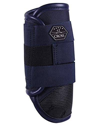 QHP Eventing Gamaschen Technical vorne (S, Navy) von QHP