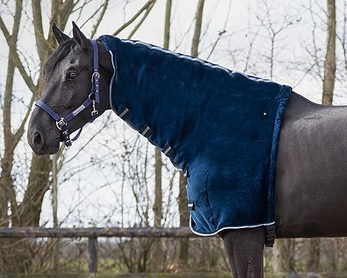 QHP Halsteil Fluff Fleece (L, Navy) von QHP