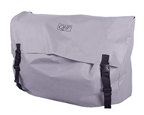 QHP Packsack Stallsack Stallpacksack Deckensack Deckentasche Stalltasche Navy ARBO-INOX® (Grau) von QHP