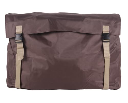 QHP Stall Packsack Utensilienbehälter f. Decken und Pflegeartikel (braun/beige) von QHP