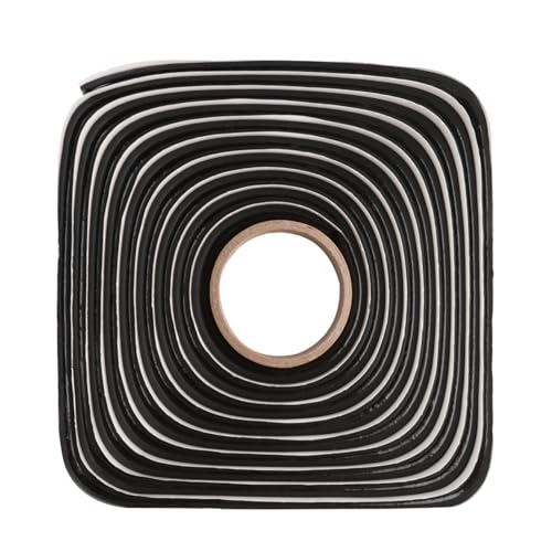 Butylschnur Schwarz 8mm x 4m Butylrundschnur Butylband Wasserdicht Butyl Klebeband Butyl Dichtband mit Verpackungsbox für Auto-LKW-Scheinwerfer Fenster Tür Haushaltsgeräte Windschutzscheibe von QHSXMQ
