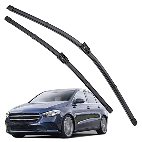 QHYTL Scheibenwischer Für Auto Scheiben Wiper Blades Für B Class W247 2018-2022 Wischerblatt Vorne Wischblätter Gummi Windshield Wipers 26" 19" fit Schieberegler von QHYTL