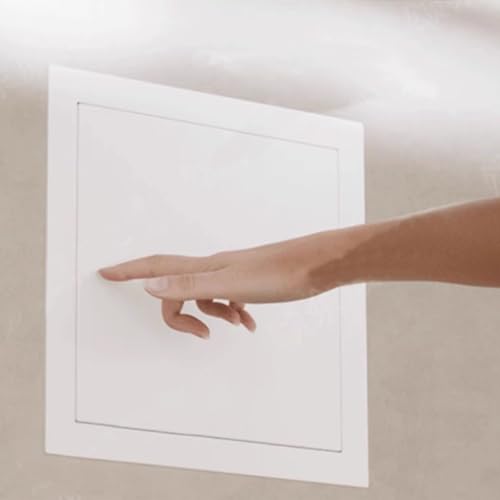 Inspektionsklappe Push-to-open-Zugangsplatte Mit Tür, 4 5 6 7 8 9 10 Zoll Sanitär-Wandplatten Für Kanalsysteme/Elektroarbeiten, Einfach Zu Installierende Versenkte Servicetüren(In-8x11in/20x28cm) von QHZYMX