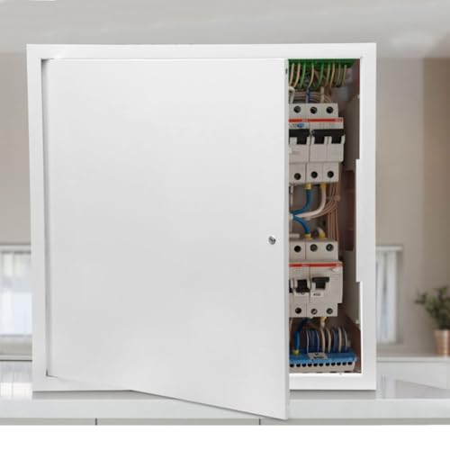 Inspektionsklappe Sanitär-Revisionstür Aus Aluminium, Universelle Bündige Metall-Zugangsklappe Mit Schloss Für Innen-/Außen-/Heimnetzwerkkabel, Versenkte Wand-/Deckenlochabdeckung(12x13in/305x330mm) Inspektionsklappe Sanitär-Revisionstür Aus Aluminium, Universelle Bündige Metall-Zugangsklappe Mit Schloss Für Innen-/Außen-/Heimnetzwerkkabel, Versenkte Wand-/Deckenlochabdeckung(12x13in/305x330mm) von QHZYMX