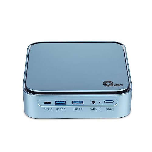Yeyian Qian Mini-PC Intel Core i3 1115G4 2 Kerne mit 4,1 GHz | Intel UHD-Grafik | 8 GB DDR4 3200 MHz | 128 GB SSD M.2 NVMe Gen3x4 | WLAN WiFi 5 | LAN 1 GB | Windows 11 Pro | (Blau) Yeyian Qian Mini-PC Intel Core i3 1115G4 2 Kerne mit 4,1 GHz | Intel UHD-Grafik | 8 GB DDR4 3200 MHz | 128 GB SSD M.2 NVMe Gen3x4 | WLAN WiFi 5 | LAN 1 GB | Windows 11 Pro | (Blau) von QIAN