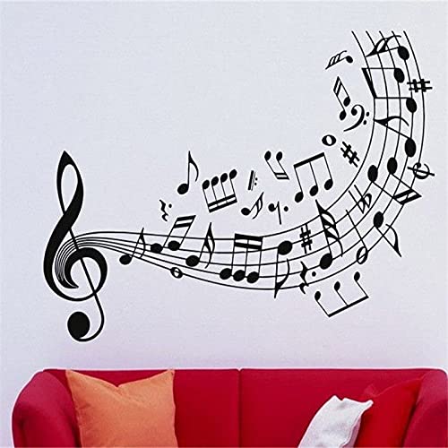 QIANGTOU Musiknoten Violinschlüssel Kunst Dekor Qualität Musik Wandtattoo Vinyl Aufkleber Dekoration Wandbild Vinyl Kunst Wand 99x154cm QIANGTOU Musiknoten Violinschlüssel Kunst Dekor Qualität Musik Wandtattoo Vinyl Aufkleber Dekoration Wandbild Vinyl Kunst Wand 99x154cm von QIANGTOU