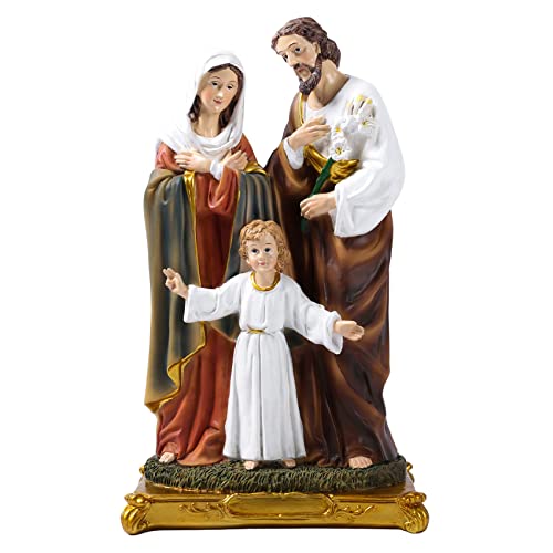30,5 cm Statue der Heiligen Familie, Katholische Heilige Familie Maria Joseph und Stehende Jesus-Statue, Religiöses Geschenk, Heilige Familie, Geeignet für religiöse Dekoration und Heimfüllung von QIANLING