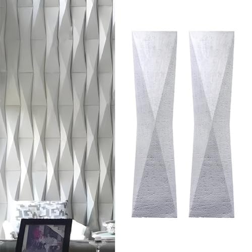 3D-Dekorative Wandverkleidung Mit Natursteinähnlicher Textur, 1,1 Cm Dicke, Wasserdichte PU-Heimdekor-Tapete, Wanddekoration For Den Innen- Und Außenbereich, Kunstziegelplatte(White,2pcs - 0.3 x 1.2m) von QIANMEI
