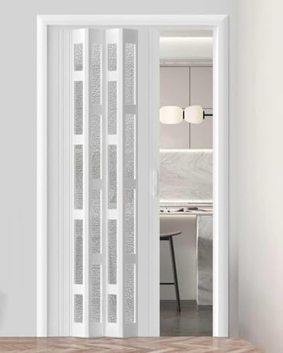 Falttüren Innentüren Weiße Interne Falttür, Magnetische Schiebetür, Ziehharmonika-Tür Aus Mattiertem Acrylglas, Geeignet For Kleiderschrank, Schrank, Küche, Flur, Raumtrennwand(38x80in (96.5x203cm)) Falttüren Innentüren Weiße Interne Falttür, Magnetische Schiebetür, Ziehharmonika-Tür Aus Mattiertem Acrylglas, Geeignet For Kleiderschrank, Schrank, Küche, Flur, Raumtrennwand(38x80in (96.5x203cm)) von QIANMEI