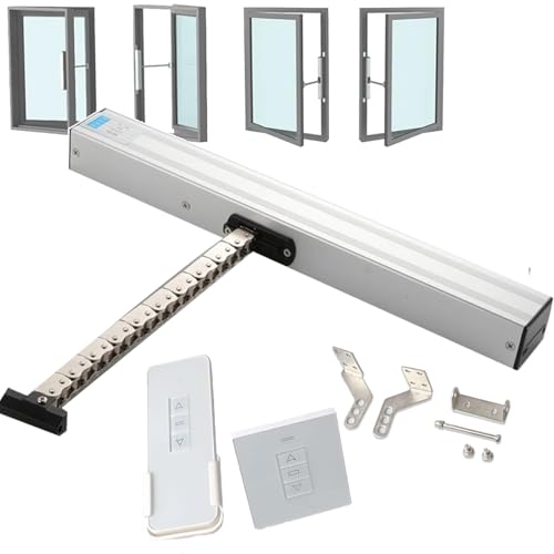 QIANMEI Automatischer Fensteröffner (Hub 300 Mm - 800 Mm), Elektrischer Kettenantrieb, Motorisierter Fensteröffnungsöffner/-schließer, for Dachfenster, Gewächshäuser(700mm) von QIANMEI
